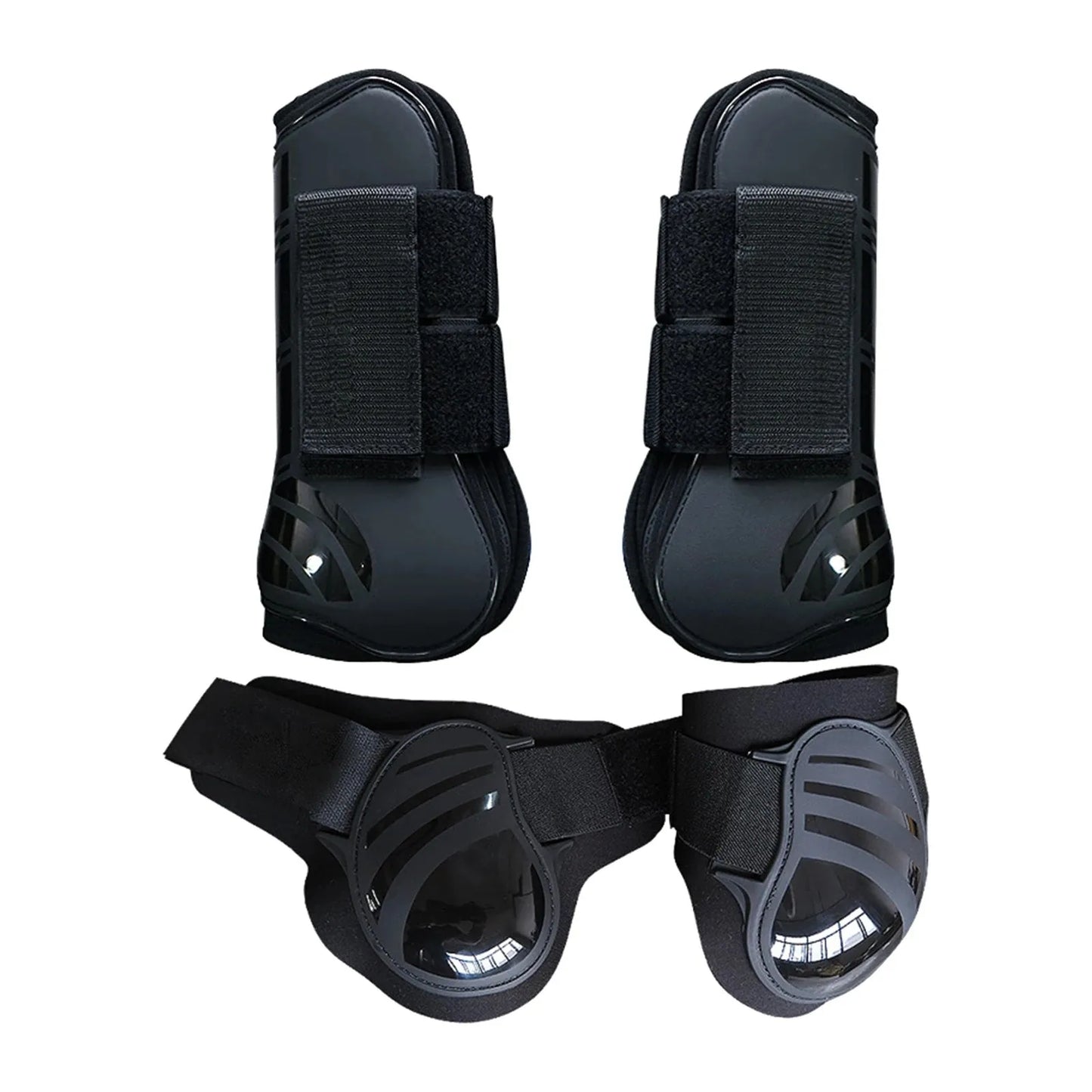 Horse Tendon Boots Equestrian Sports Jumping Front Hind Leg Protection Boots Horse Jumping Protection Boots