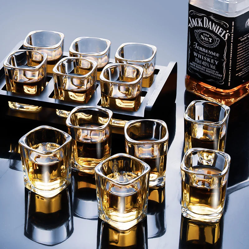 GIANXI Whiskey- & Schnapsglashalter – Aufbewahrungsständer für Likörgläser