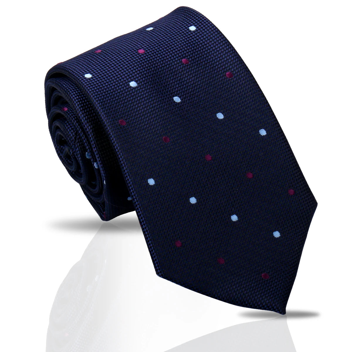 Luxuriöse Herren 7,5 cm Krawatte – Paisley- & Gestreifte Krawatte für Hochzeiten & Arbeitsplatz