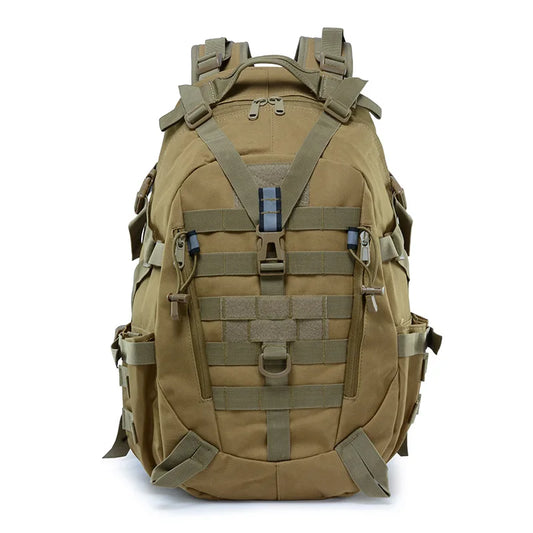 40L Camping Backpack, Tactical Molle Rucksack, Reflective Hiking & Fishing Bag