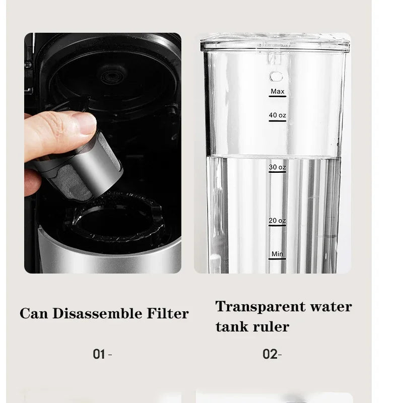 AC-505K 3-in-1 Kaffeekapselmaschine – Für Nespresso, Dolce Gusto & Pulver
