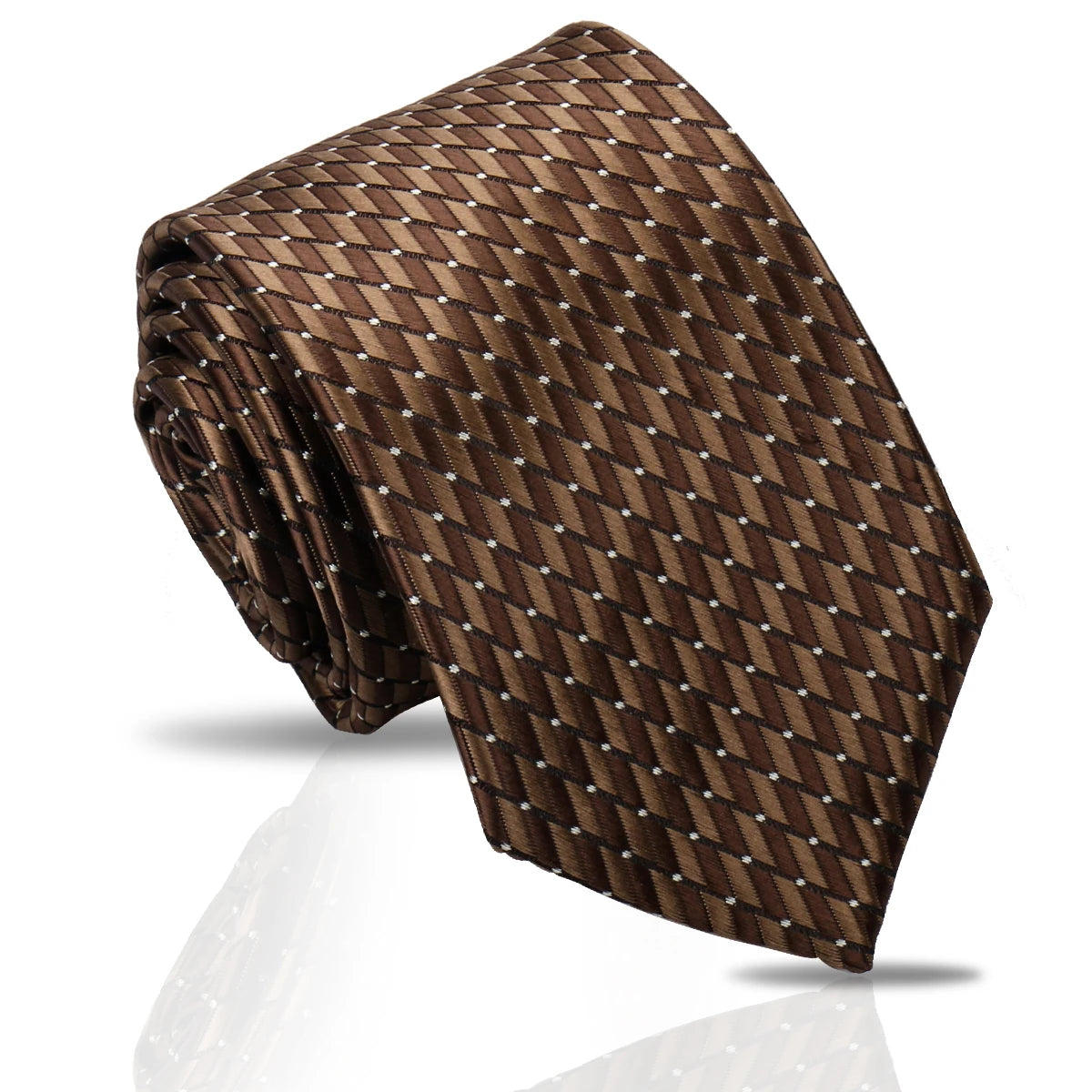 Luxuriöse Herren 7,5 cm Krawatte – Paisley- & Gestreifte Krawatte für Hochzeiten & Arbeitsplatz