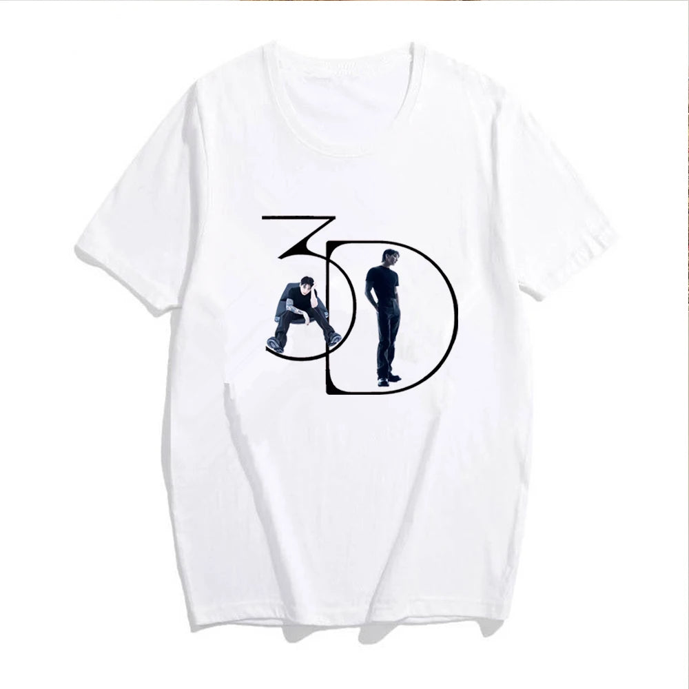 Jungkook 3D Kpop Shirt - Y2K Harajuku Korean Fashion für Frauen