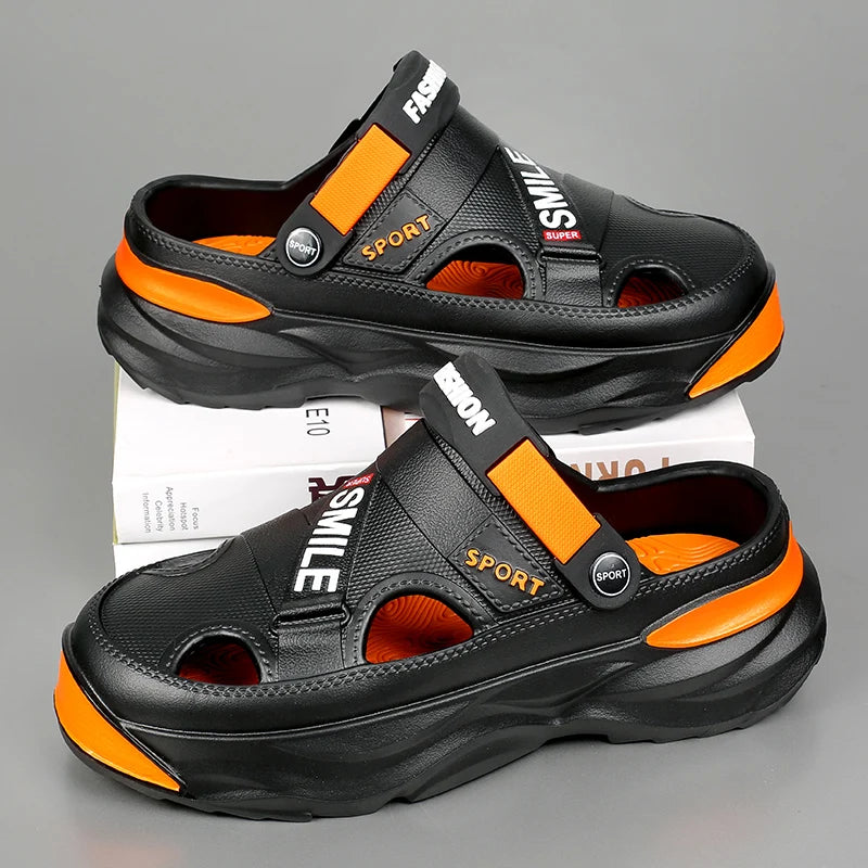 Herren Sandalen Clogs Sommer Outdoor Slipper Größe 45-46
