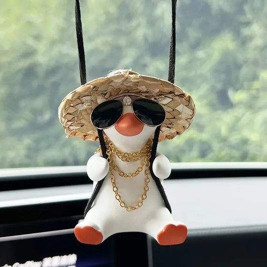 1 Stück Autoanhänger Niedliches Anime Enten-Schwingen Dekoration