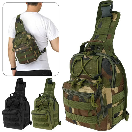Rucksack für Wandern & Trekking – Taktische Schultertasche für Outdoor, Angeln & Jagd